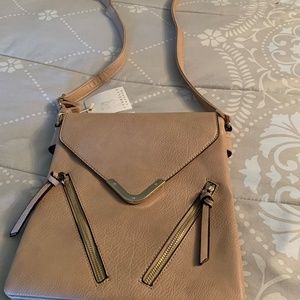 Vegan friendly leather shoulder bag